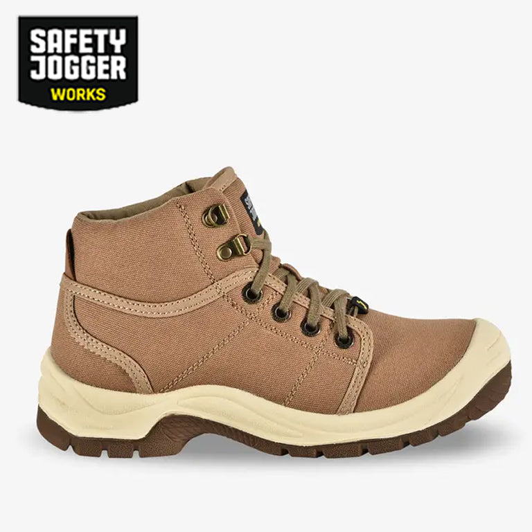 Safety Jogger Desert S1P Steel Toe Slip Resistant Safety Boots