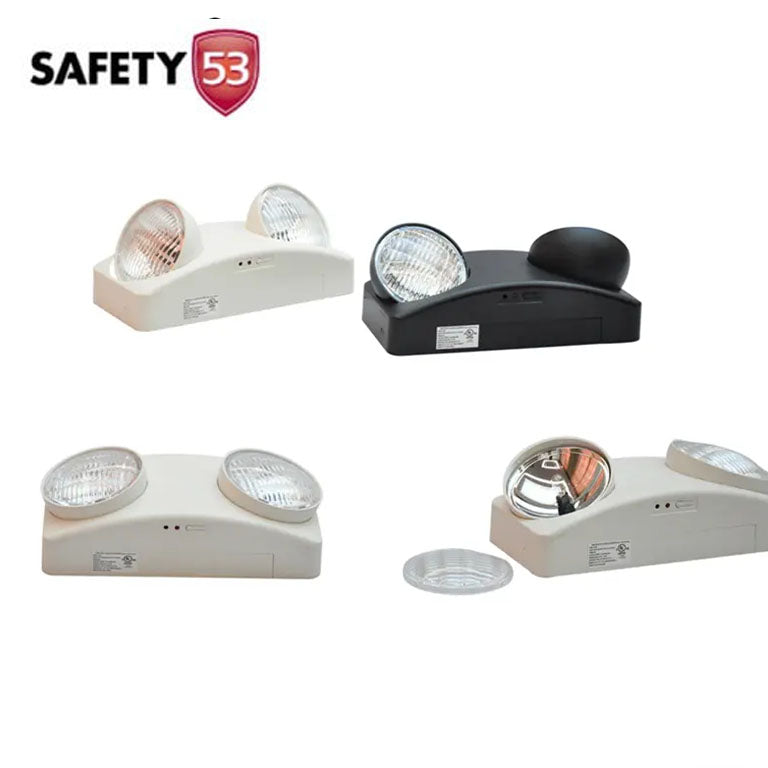 Dual Head Emergency Beam Light with High Capacity Rechargeable Battery