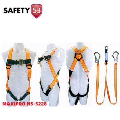 MAXIPRO HS-5228 Full Body Fall Protection Safety Harness