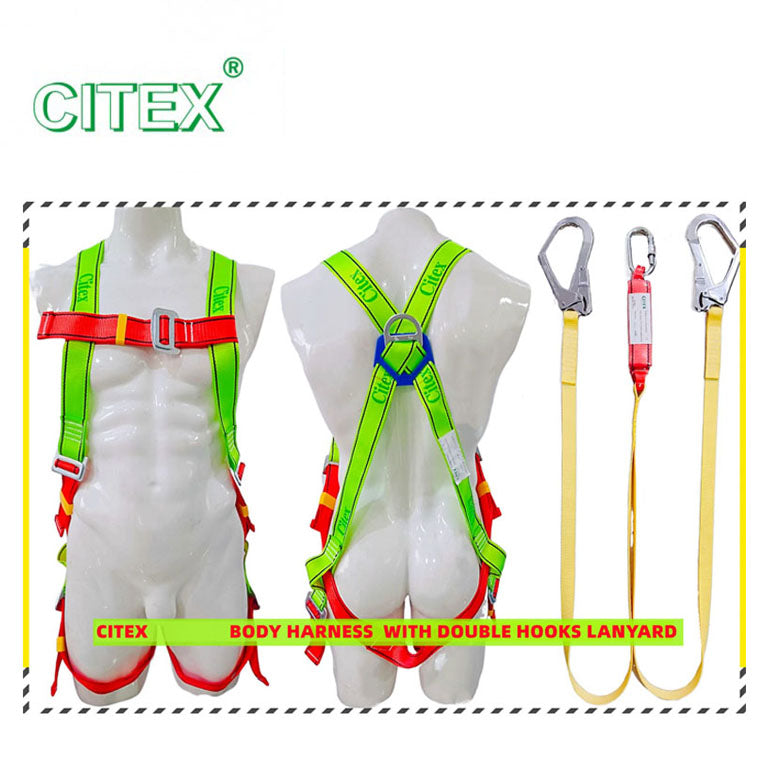 Citex Professional Full Body Fall Protection Harness with Padded Belt