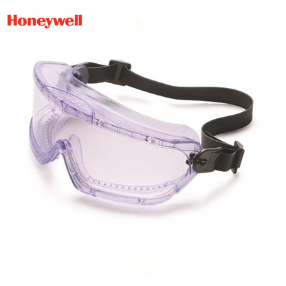 Honeywell V-Maxx Anti-Fog Clear Safety Goggles with Orange Strap