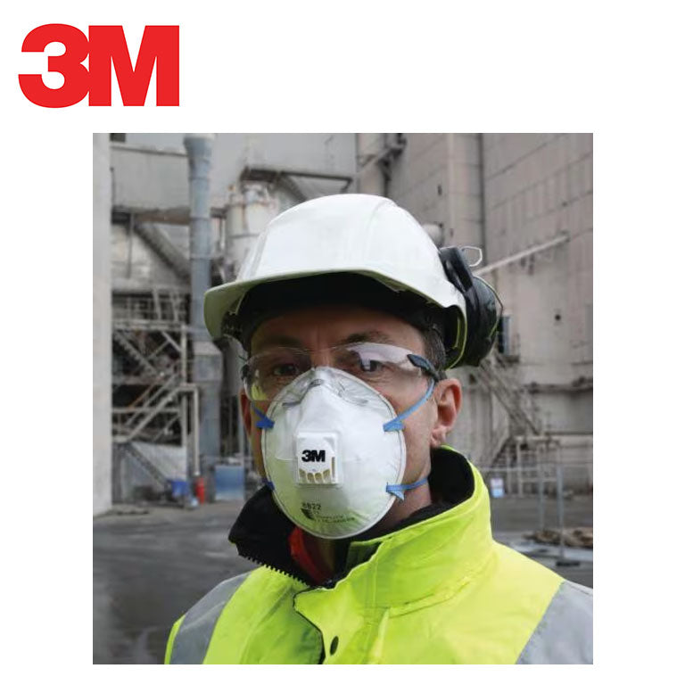 3M 8822 Valved P2 Particulate Respirator for Dust and Fumes