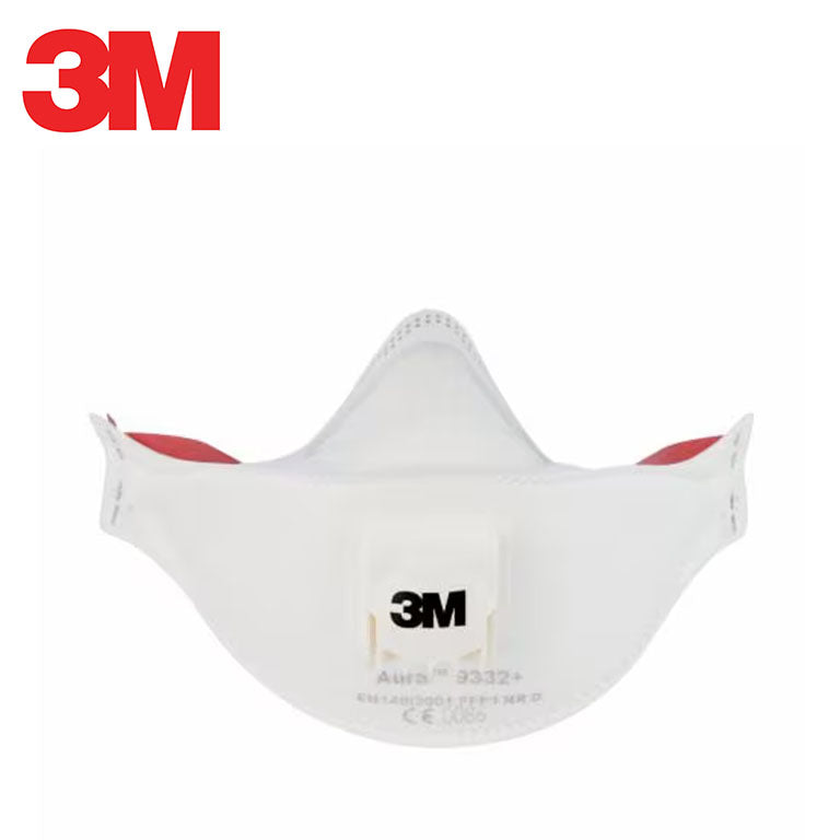 3M Aura 9332+ FFP3 Valved Disposable Particulate Respirator Mask