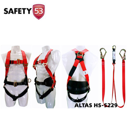 ALTAS HS-5229 Full Body Fall Protection Harness with Lumbar Support