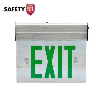 Commercial Aluminum LED Hanging Emergency Exit Sign with Battery Backup