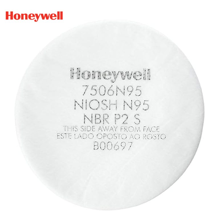 Honeywell 7506N95 N95 Non-Oil Particulate Respirator Pad Filters 10 Pack