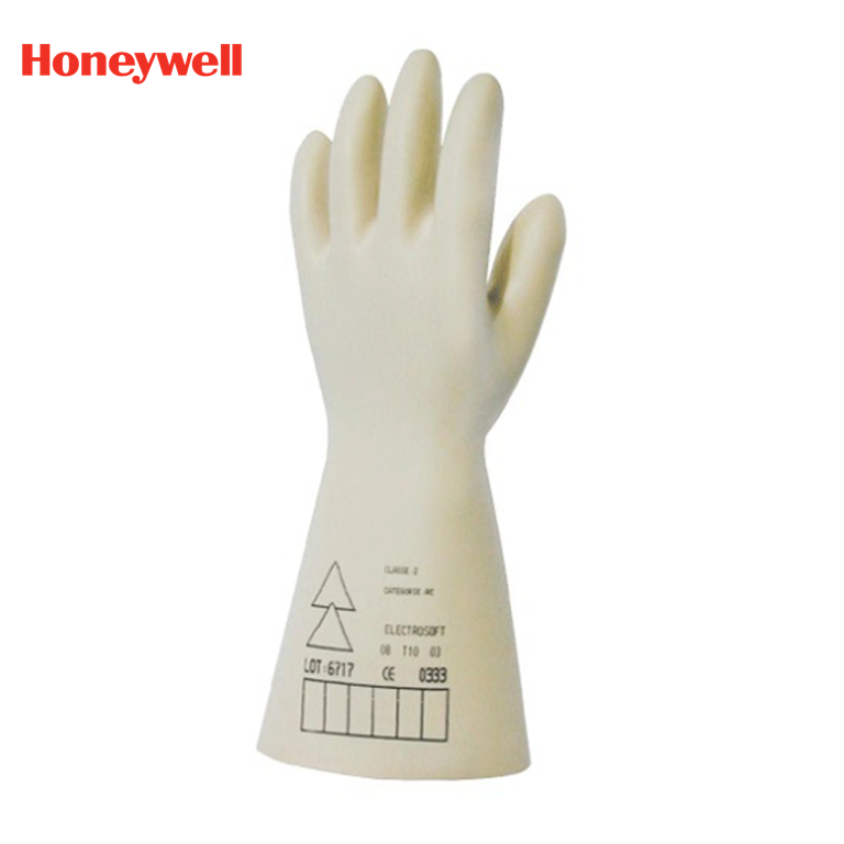 Honeywell Electrosoft Class 2 17kV Insulating Latex Electrical Safety Gloves