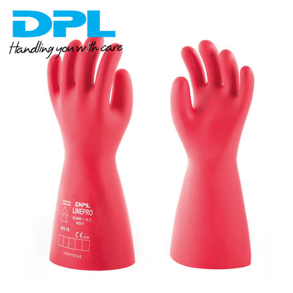 LINEPRO Class 1 DPL Electrical Insulating Natural Rubber Safety Gloves