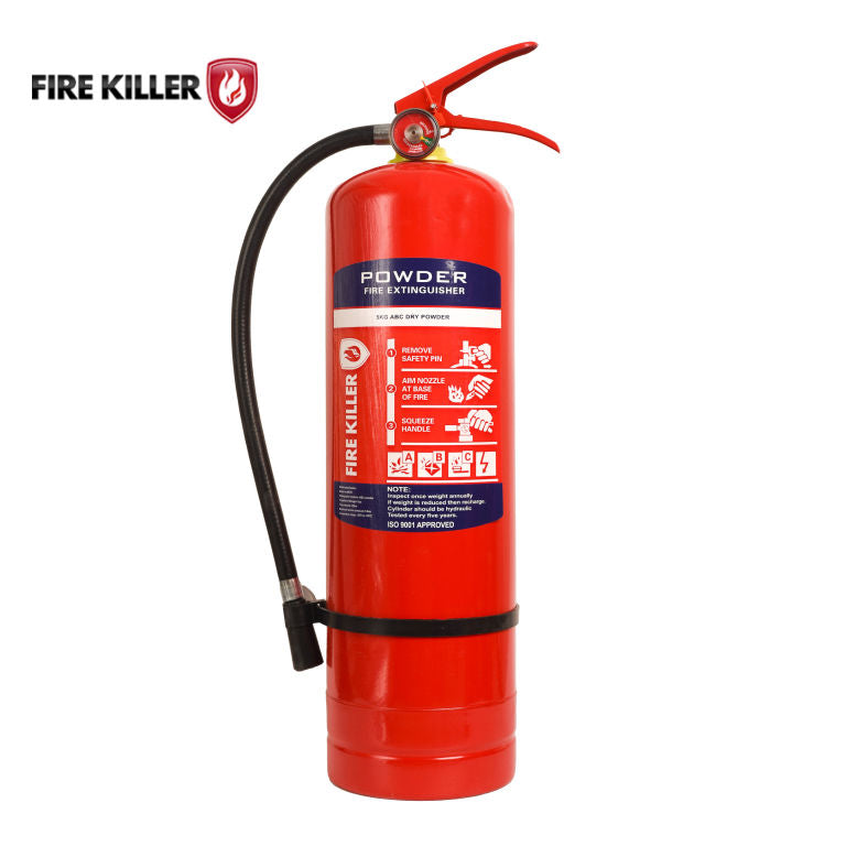 Fire Killer 5kg DCP ABC Dry Chemical Powder Fire Extinguisher
