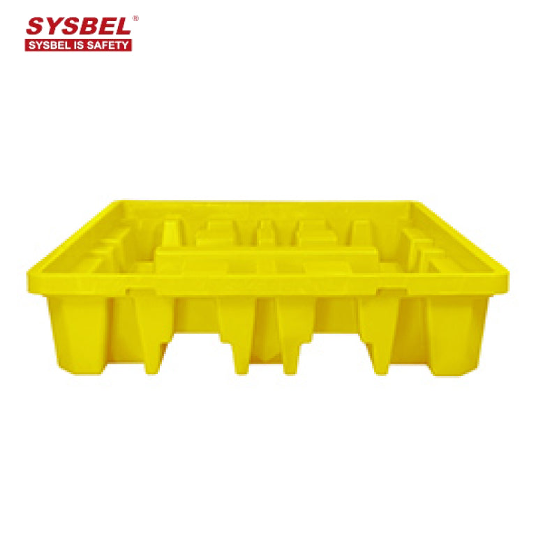 SYSBEL Heavy Duty 4 Drum Polyethylene Spill Containment Sump Pallet