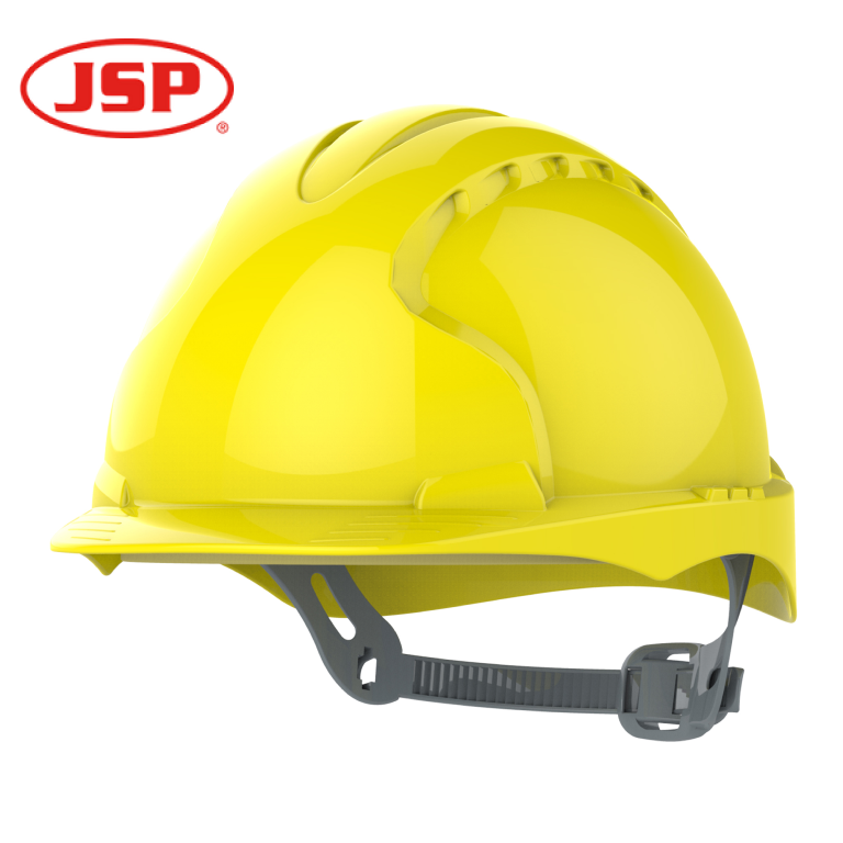 JSP EVO2 Industrial Safety Helmet with Slip Ratchet Adjustment