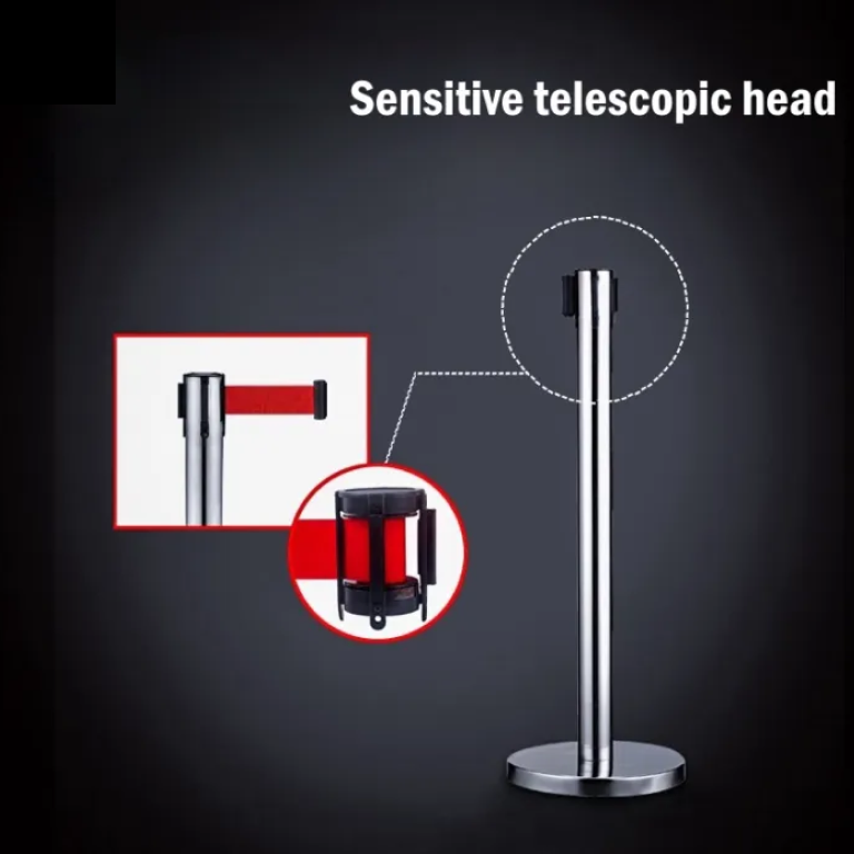 Stainless Steel Retractable Belt Barrier for Crowd Control Management