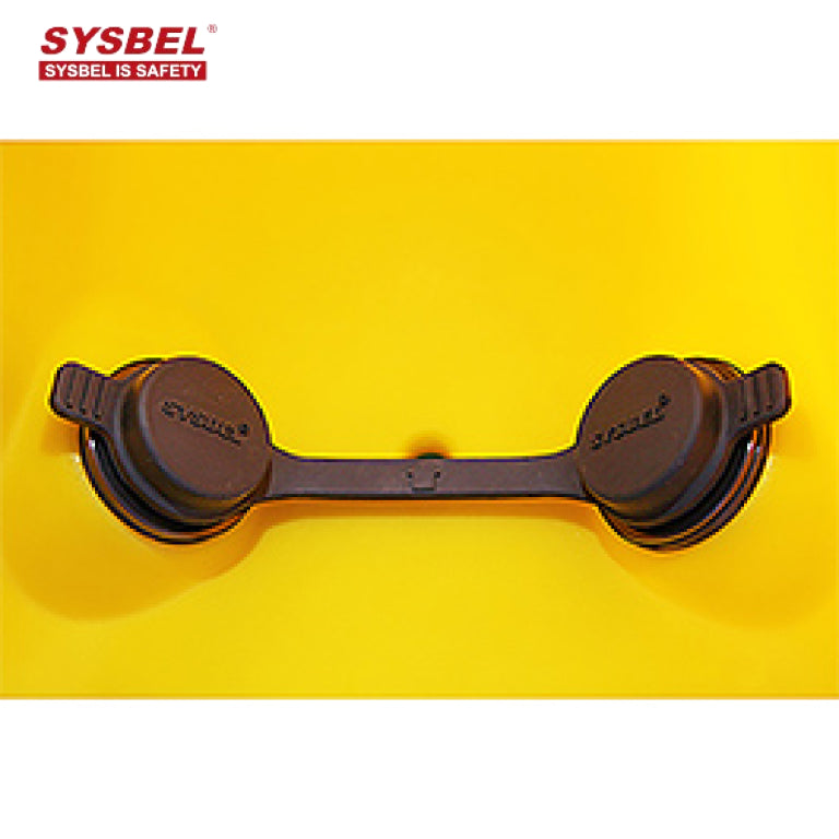 SYSBEL 30L Portable Eyewash Station with Mobile 142L Waste Cart