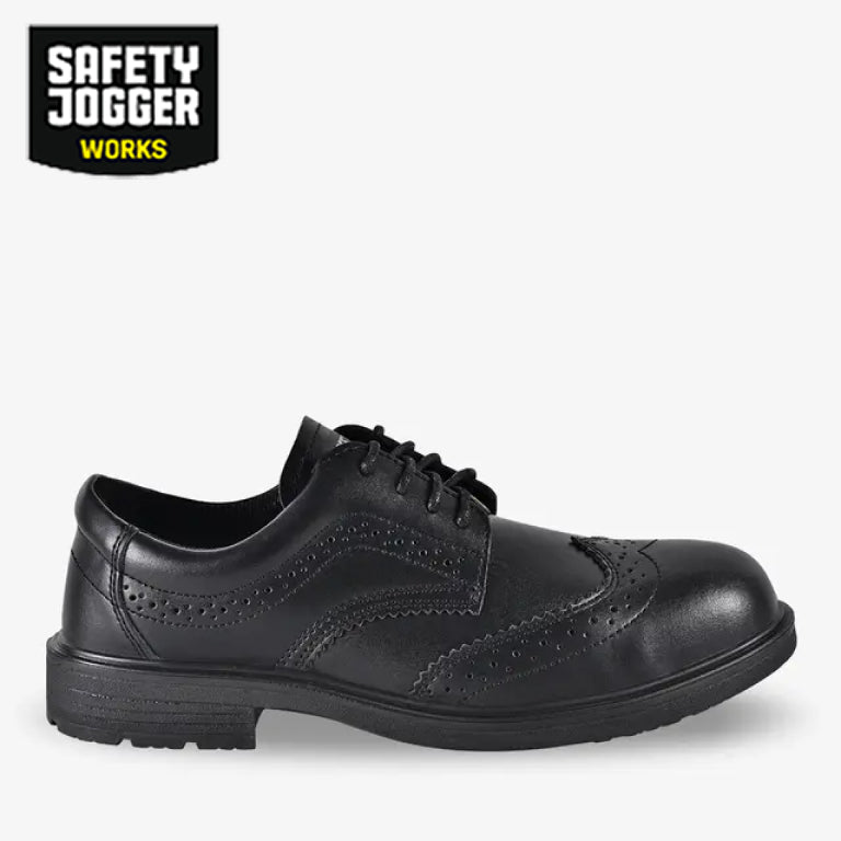 Safety Jogger Manager S3 Elegant Slip Resistant Leather Safety Shoes