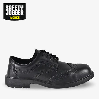 Safety Jogger Manager S3 Elegant Slip Resistant Leather Safety Shoes