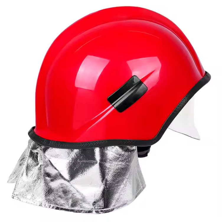 Professional Heat Resistant American Style Firefighter Helmet with Face Shield