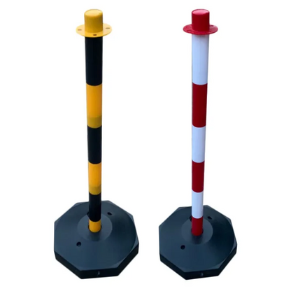 High-visibility 85cm PVC Road Traffic Safety Delineator Post