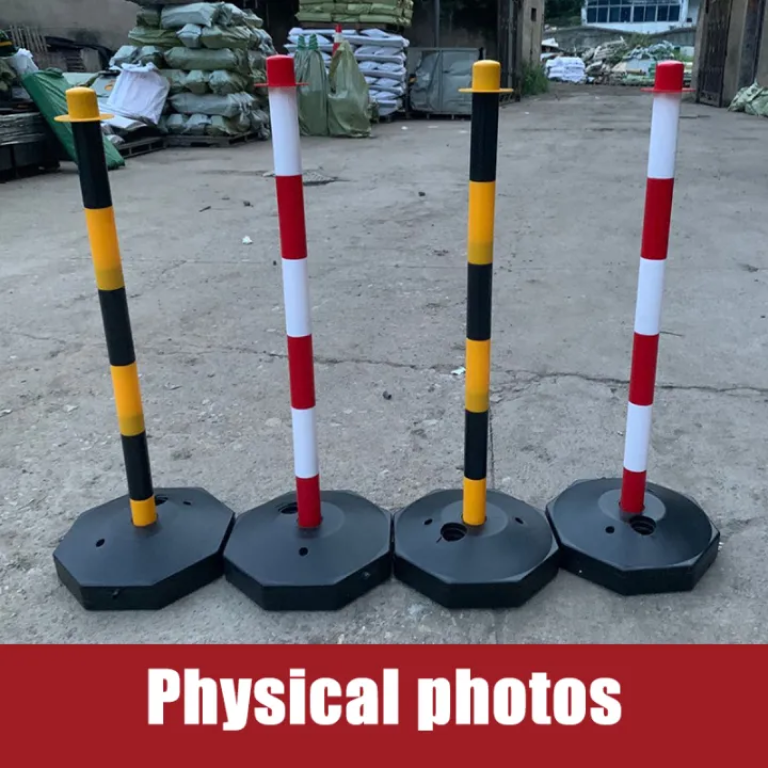 High-visibility 85cm PVC Road Traffic Safety Delineator Post