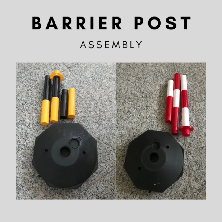 High-visibility 85cm PVC Road Traffic Safety Delineator Post