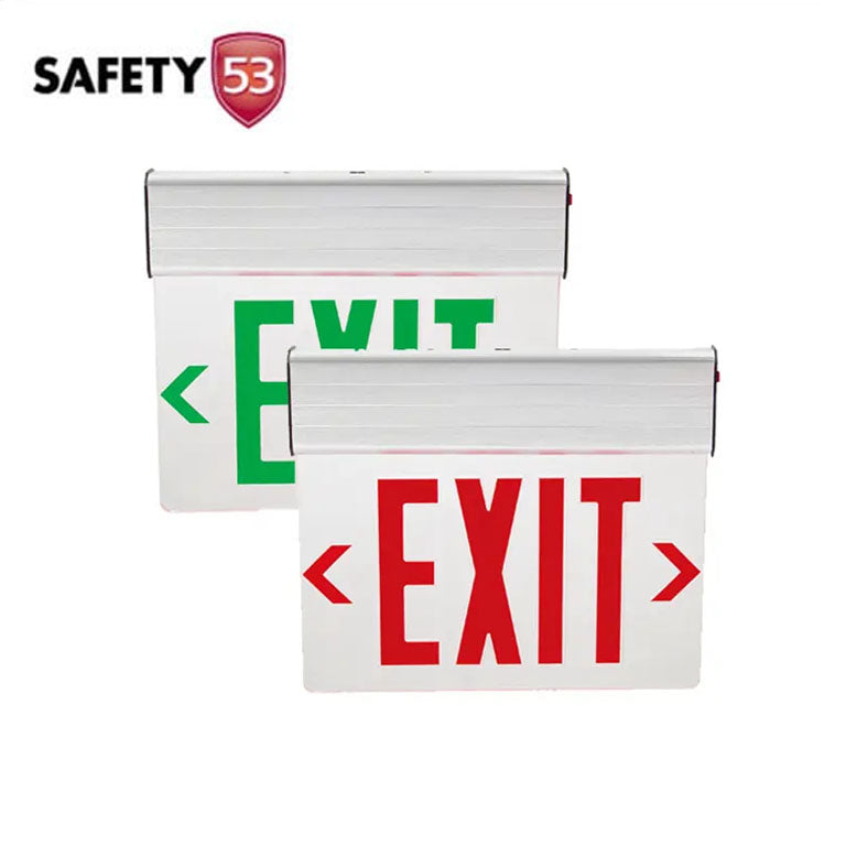 Commercial Aluminum LED Hanging Emergency Exit Sign with Battery Backup