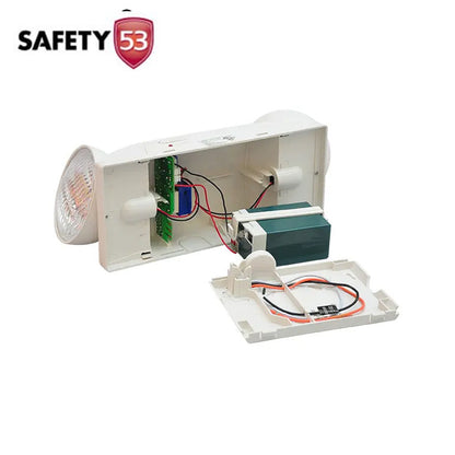 Dual Head Emergency Beam Light with High Capacity Rechargeable Battery