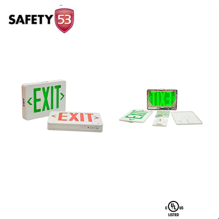 UL Listed Red LED Emergency Exit Sign with Battery Backup