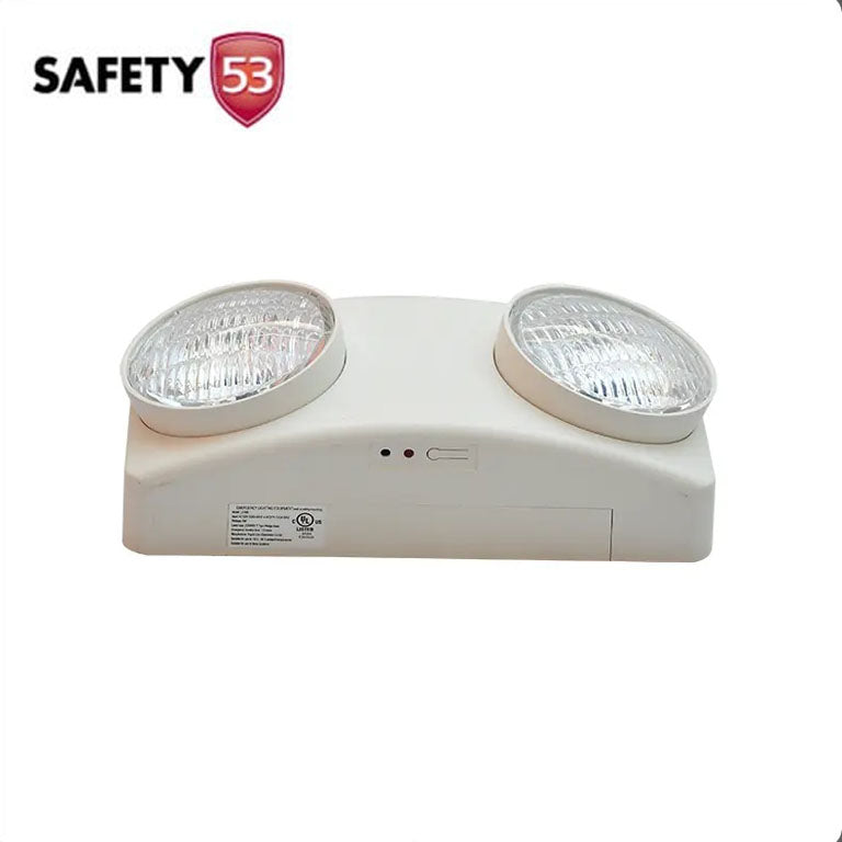 UL Listed Dual Head Emergency Beam Light with Rechargeable Battery
